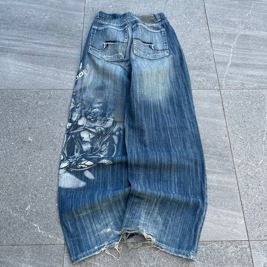 goated cartoon pack lot 29 jeans - 26x32”