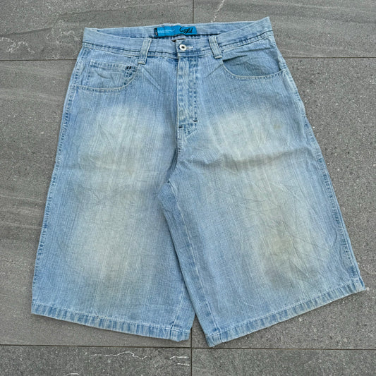 southpole style wckd jorts - 34x14”
