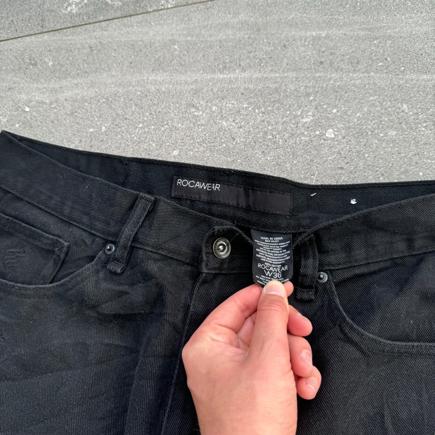 rocawear jorts - 36”