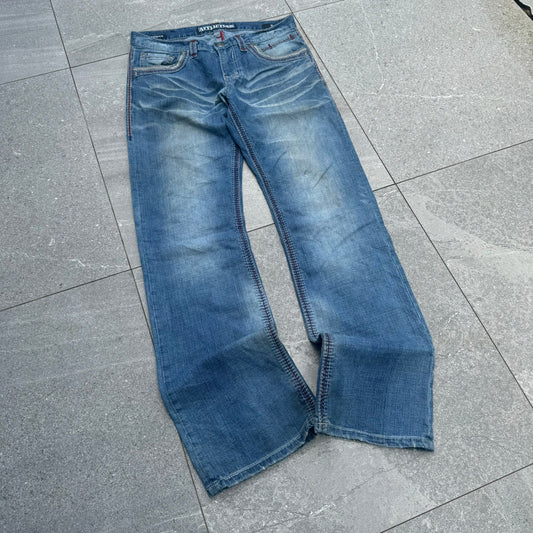 affliction bootcuts - 34x33”