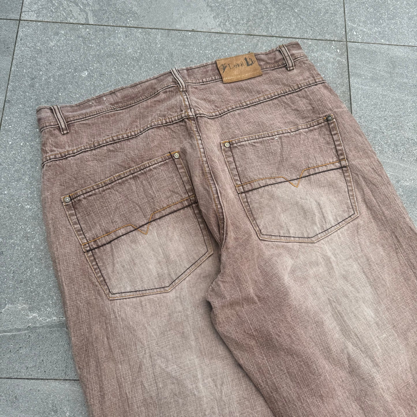 rustwash godbody jeans - 38x32”