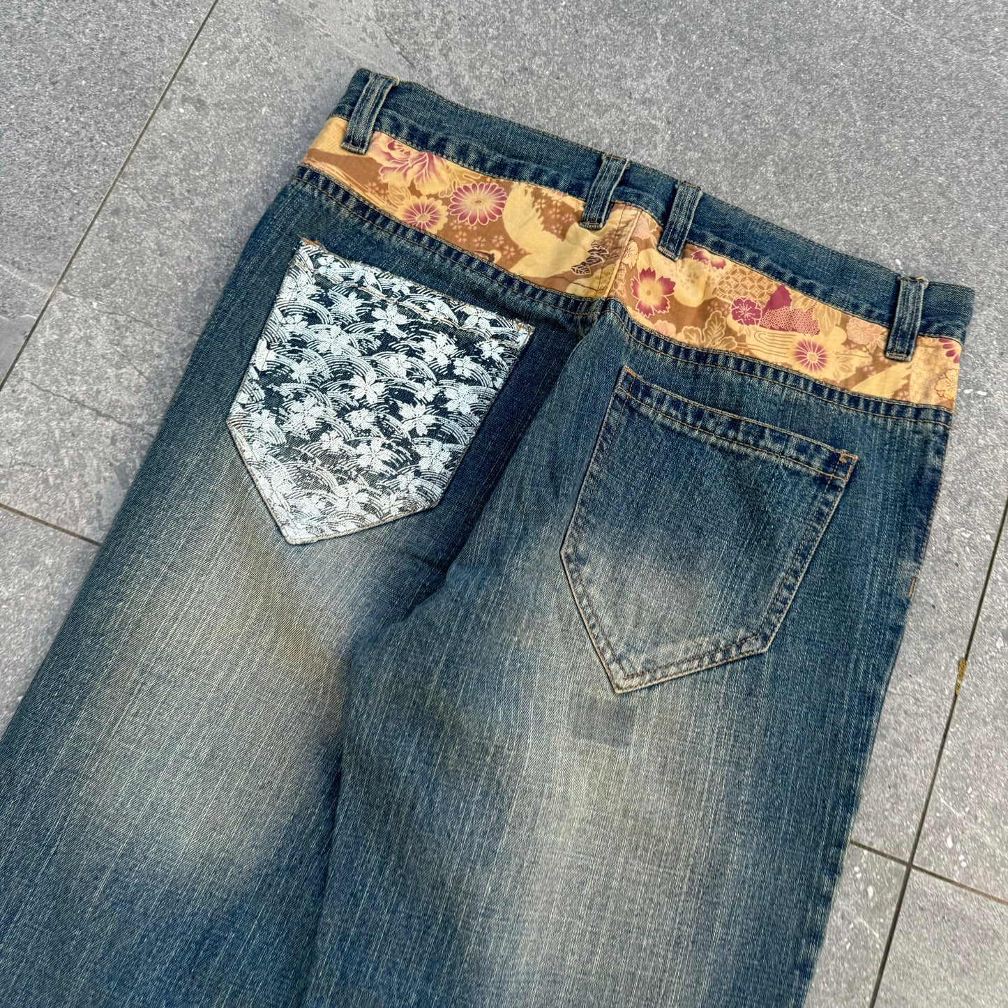 japanese koi jeans - 35x34”