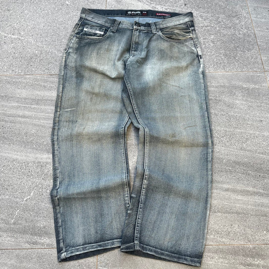 ecko acid wash stackers - 36x28”