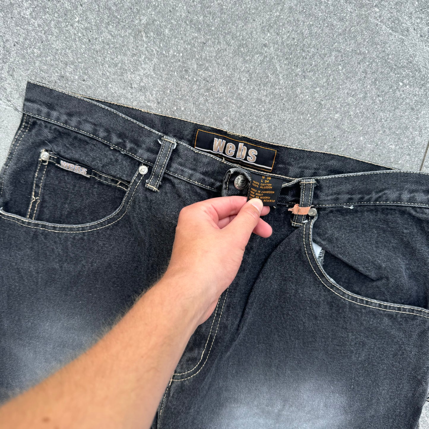 sexy webs jeans - 36x33”