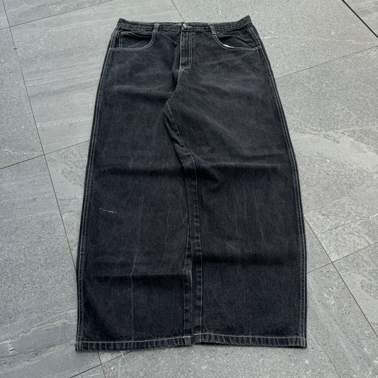 SOUTHPOLE GRAIL BBOY ERA BLACK JEANS - 38x32”