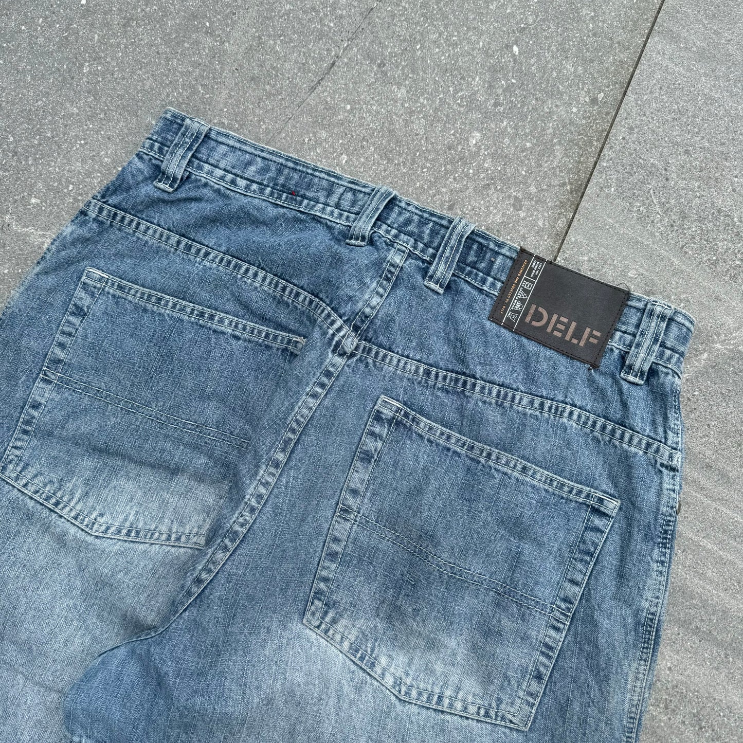 panelled delf jeans - 36x31”