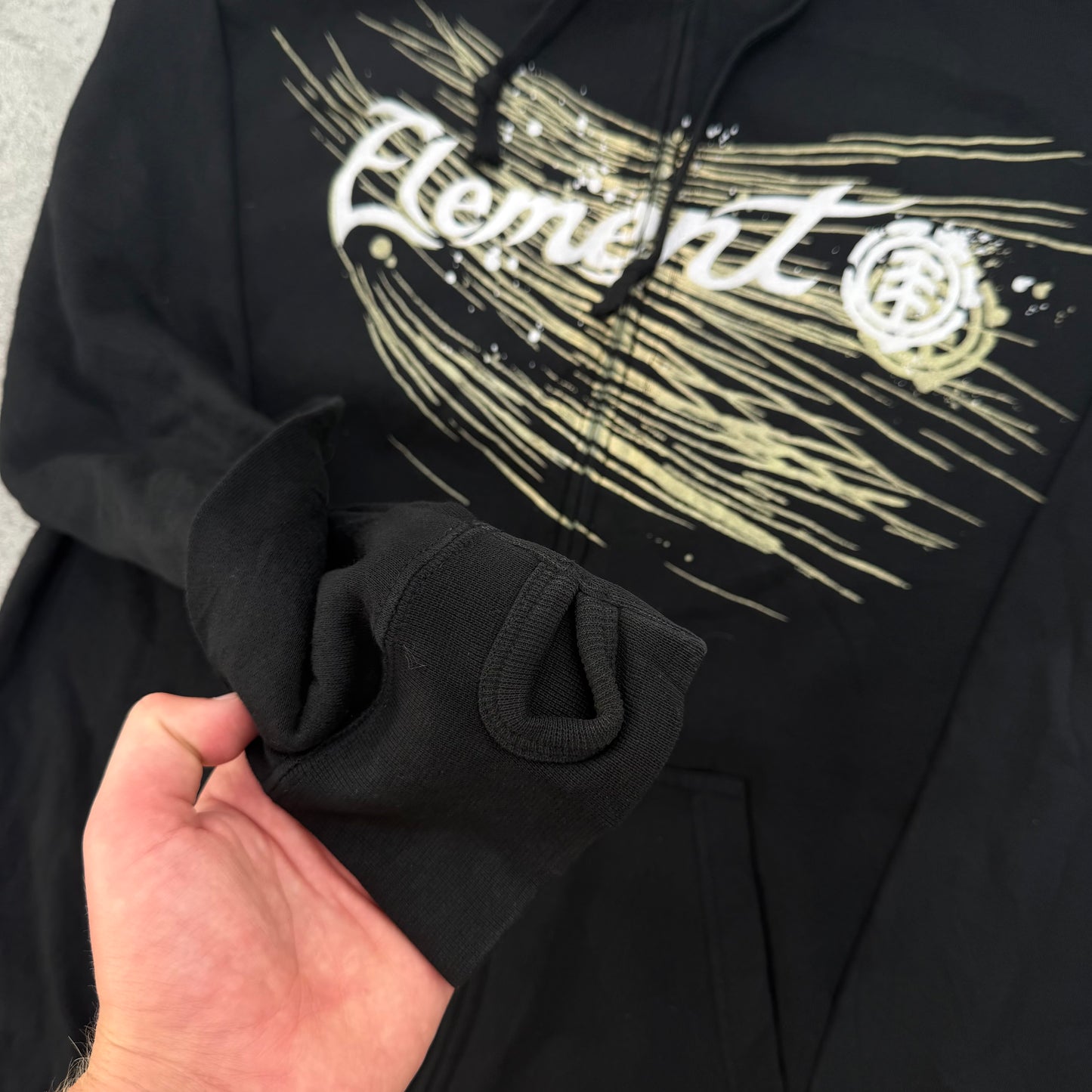 element zip (with thumb holes) - Xl