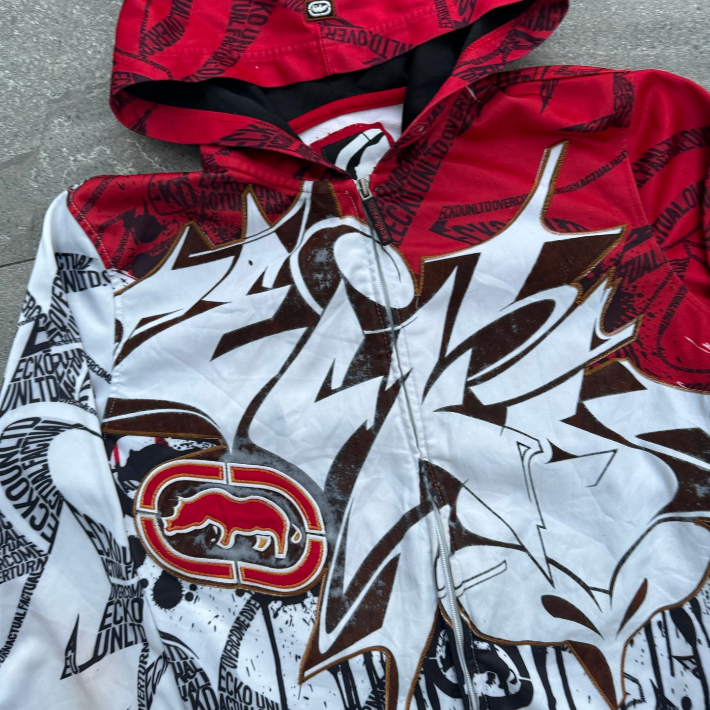 ecko graffiti jacket - M