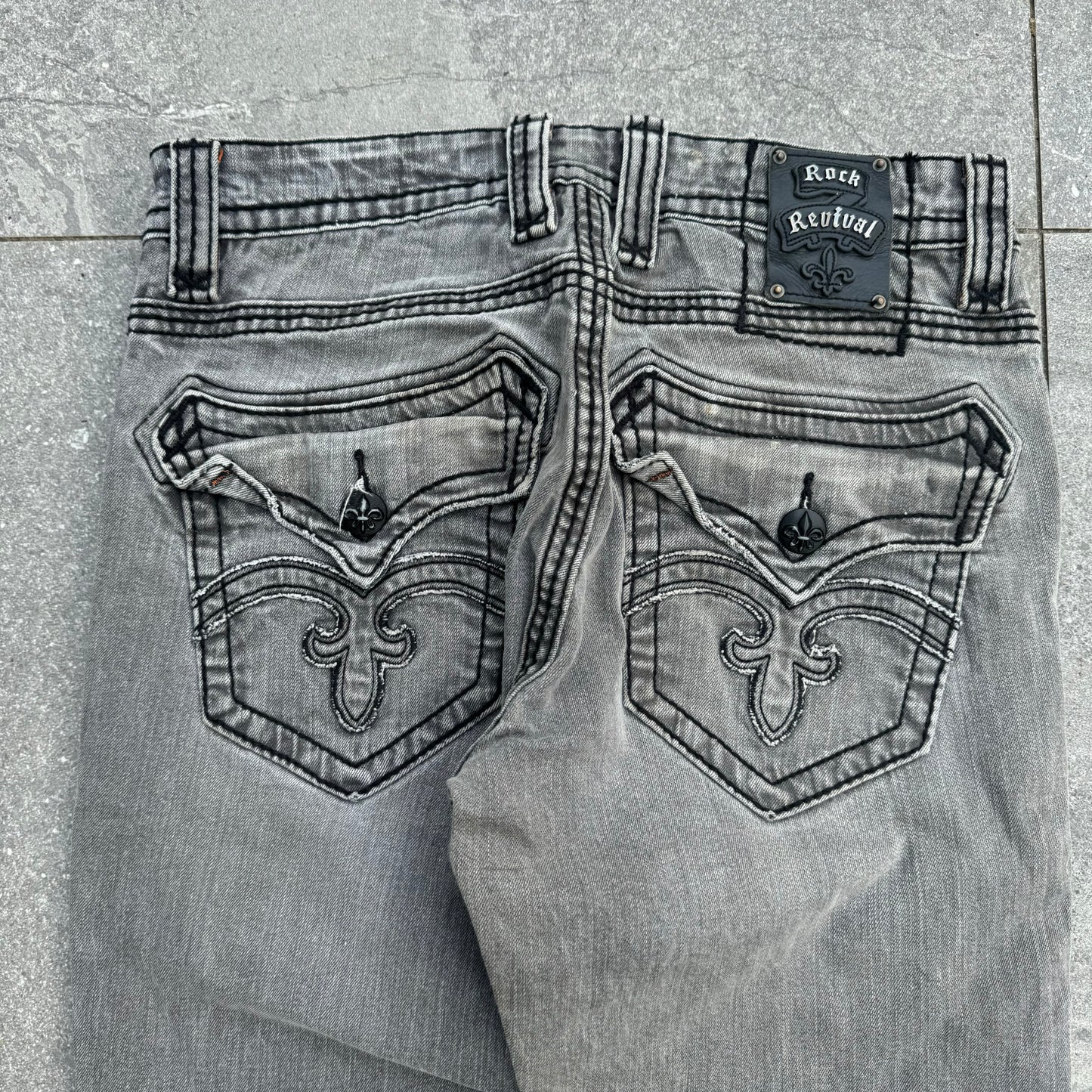 GRAAAIL CONCRETE WASH ROCK REVIVALS - 33x28”