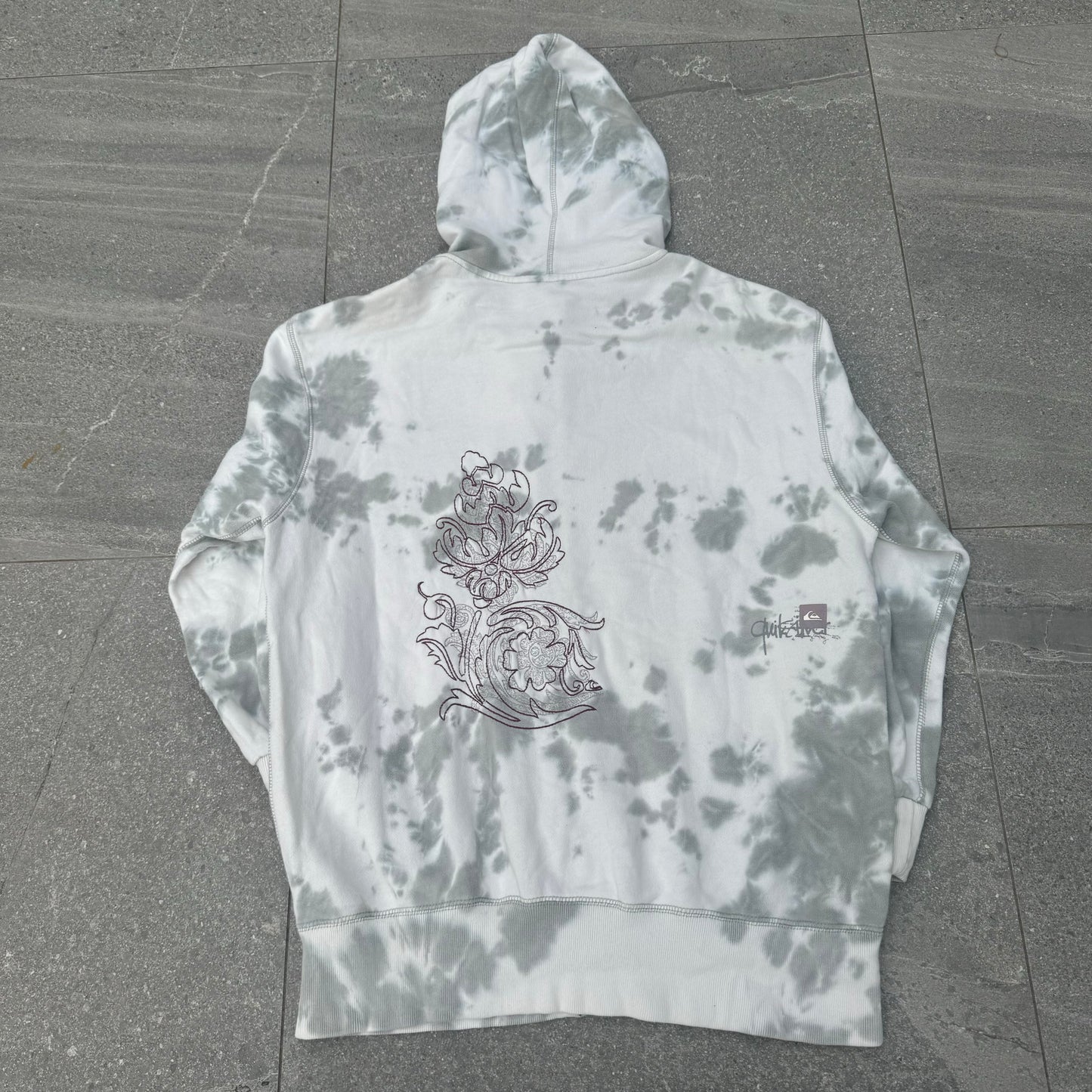 quiksilver cloud print zip - L