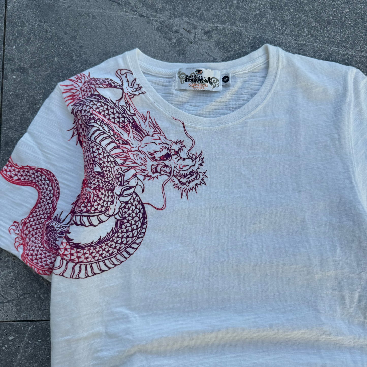 karakuri slub cotton babytee - XS 16.5x22”