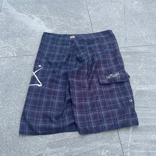 blue plaid billabongs - 34”