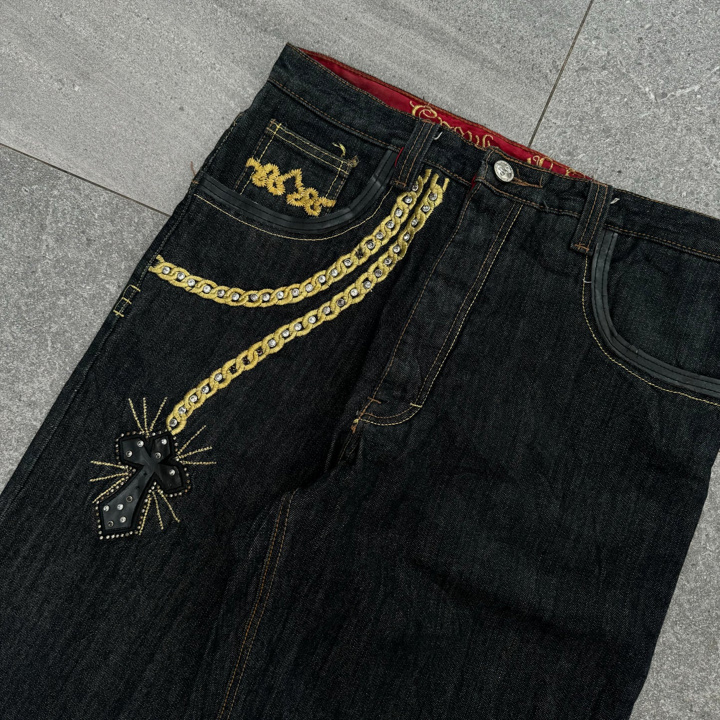 grail crown holder jeans - 34x32”