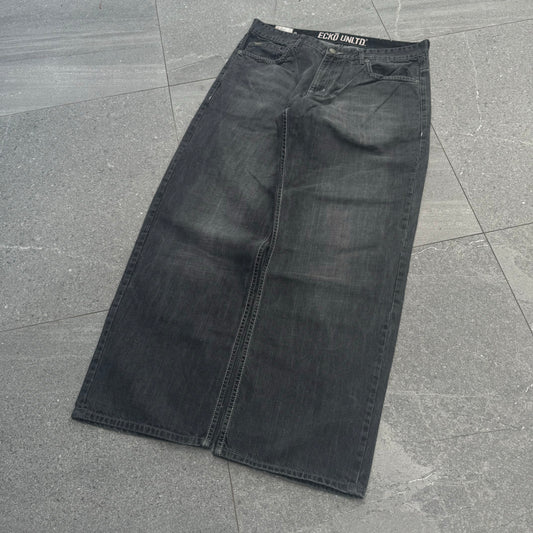 ecko winged skull jeans - 38x32”