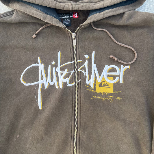 autumnnnn quiksilver spellout - XL