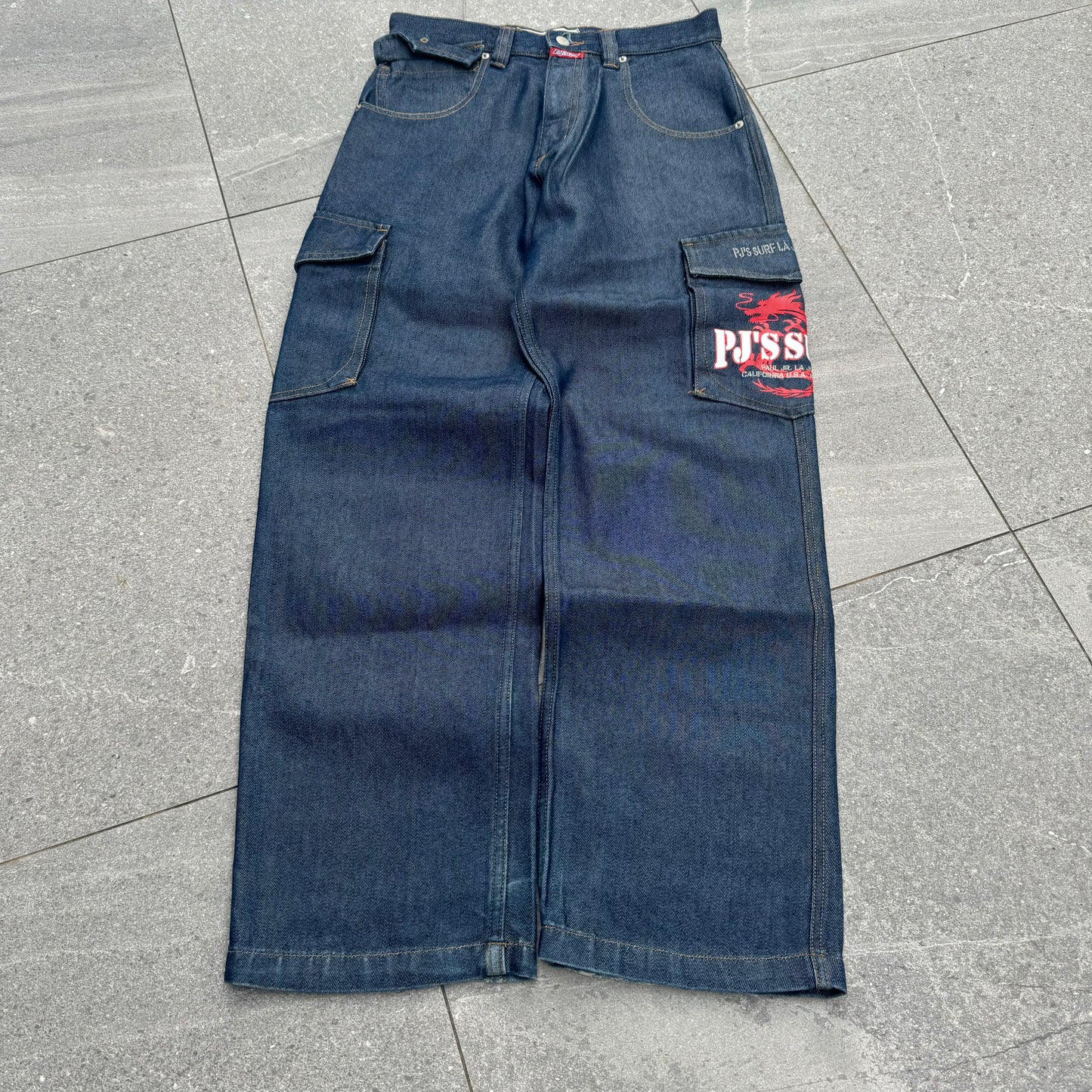 pjs raw denim jeans - 30x30”