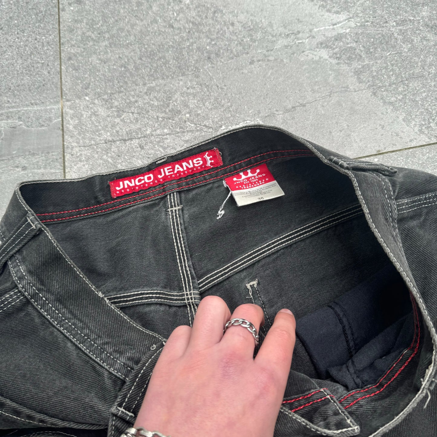 JNCO carpenter jorts - 36”