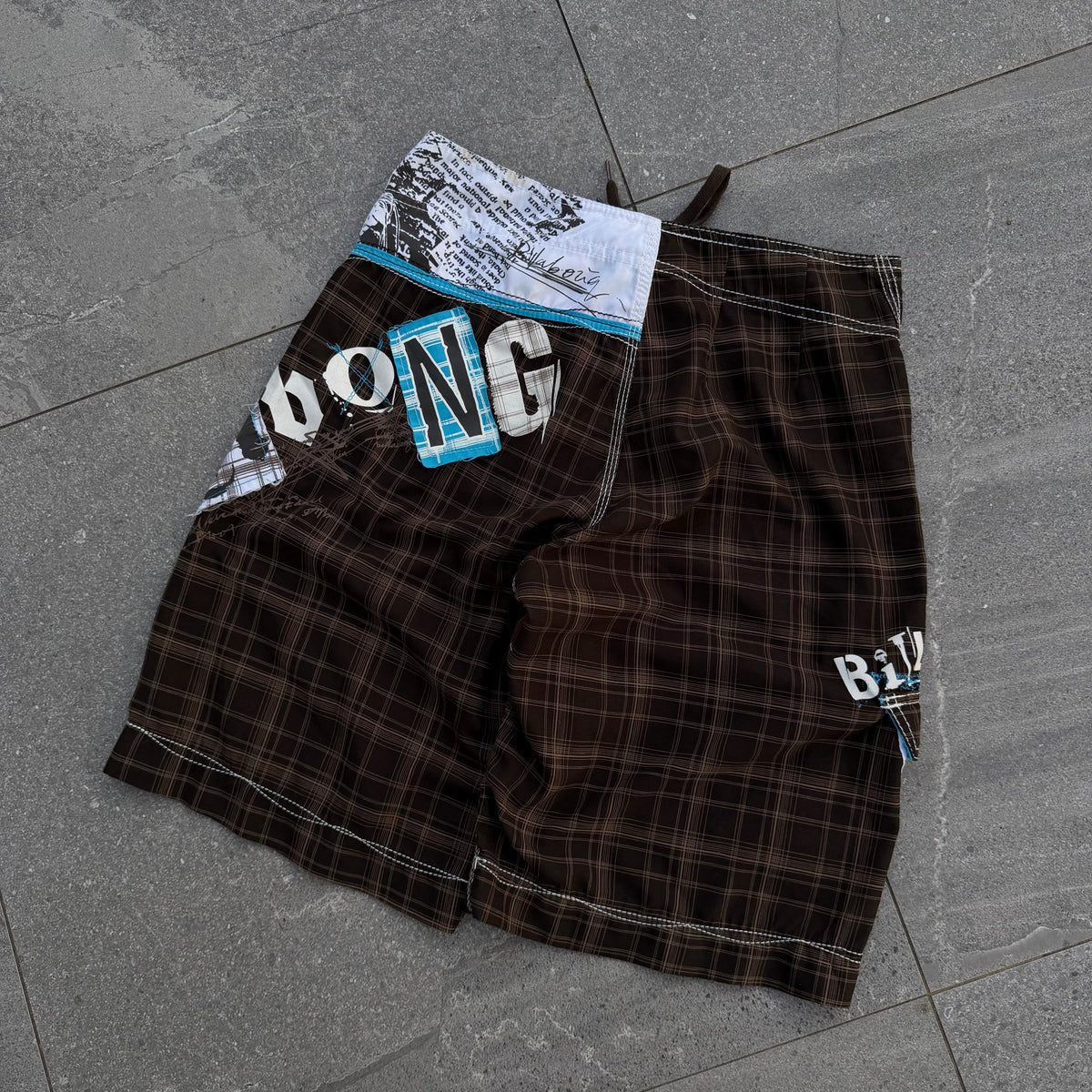 billabong plaid side hits - 30”