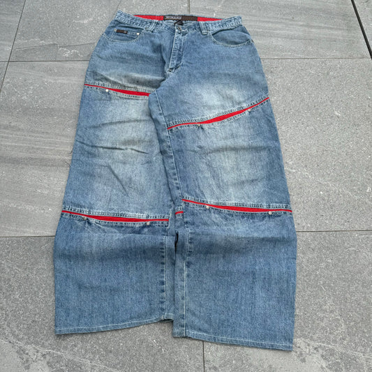 panelled delf jeans - 36x31”