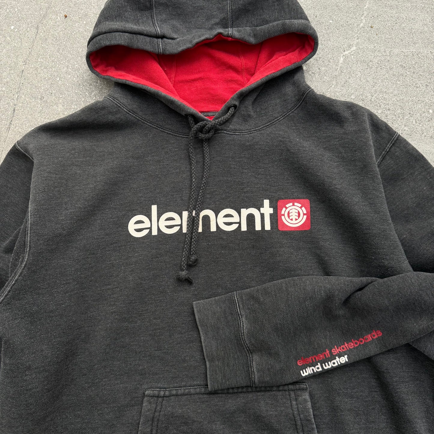 calm lil element hoodie - S