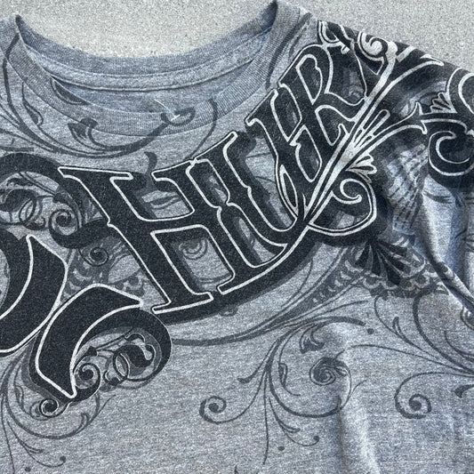 hurley spellout tee - XL