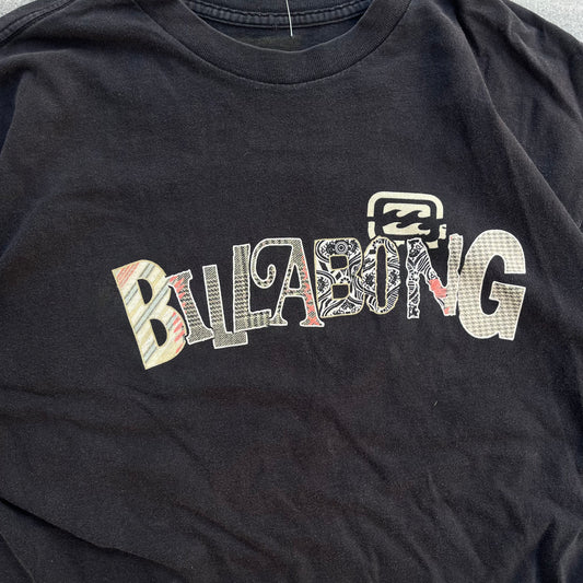 billabong patchwork tee - L
