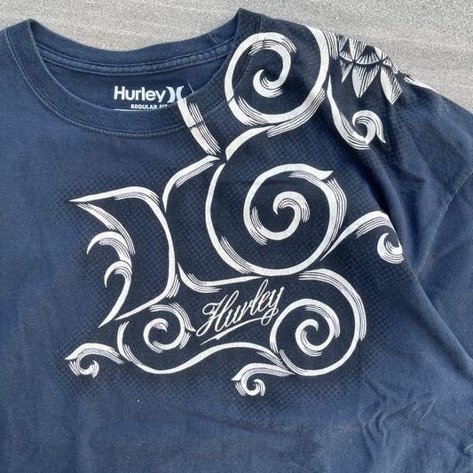hurley swirl tee - XXL