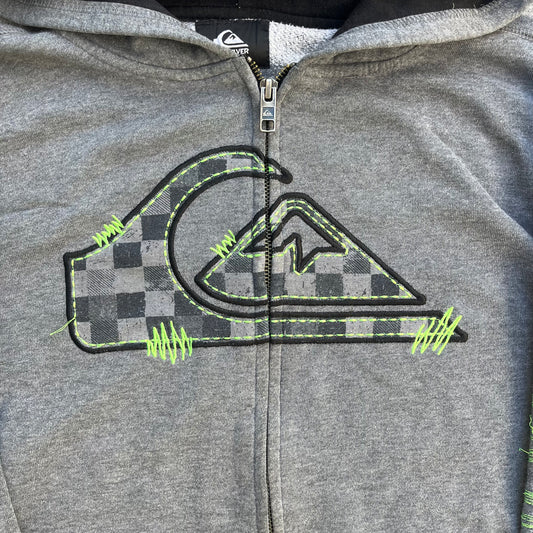 quiksilver checker zip - S