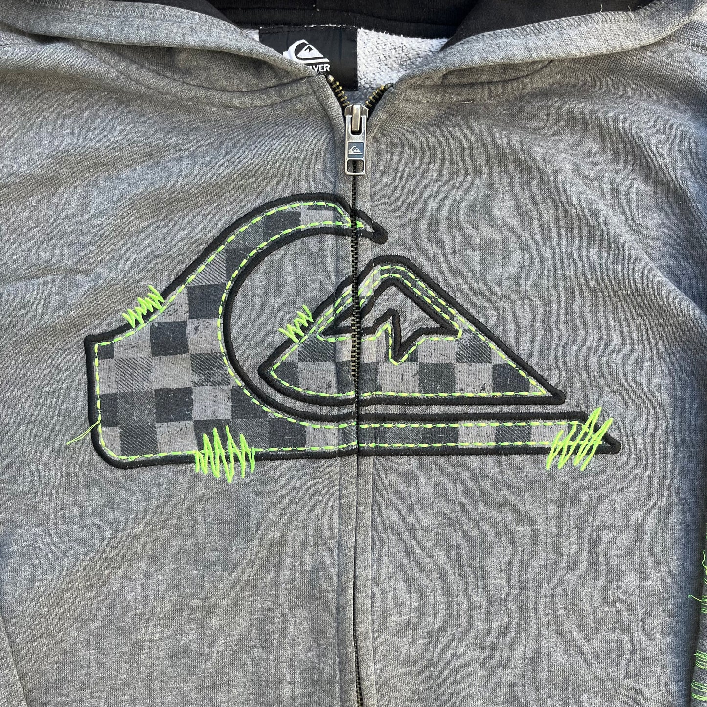 quiksilver checker zip - S
