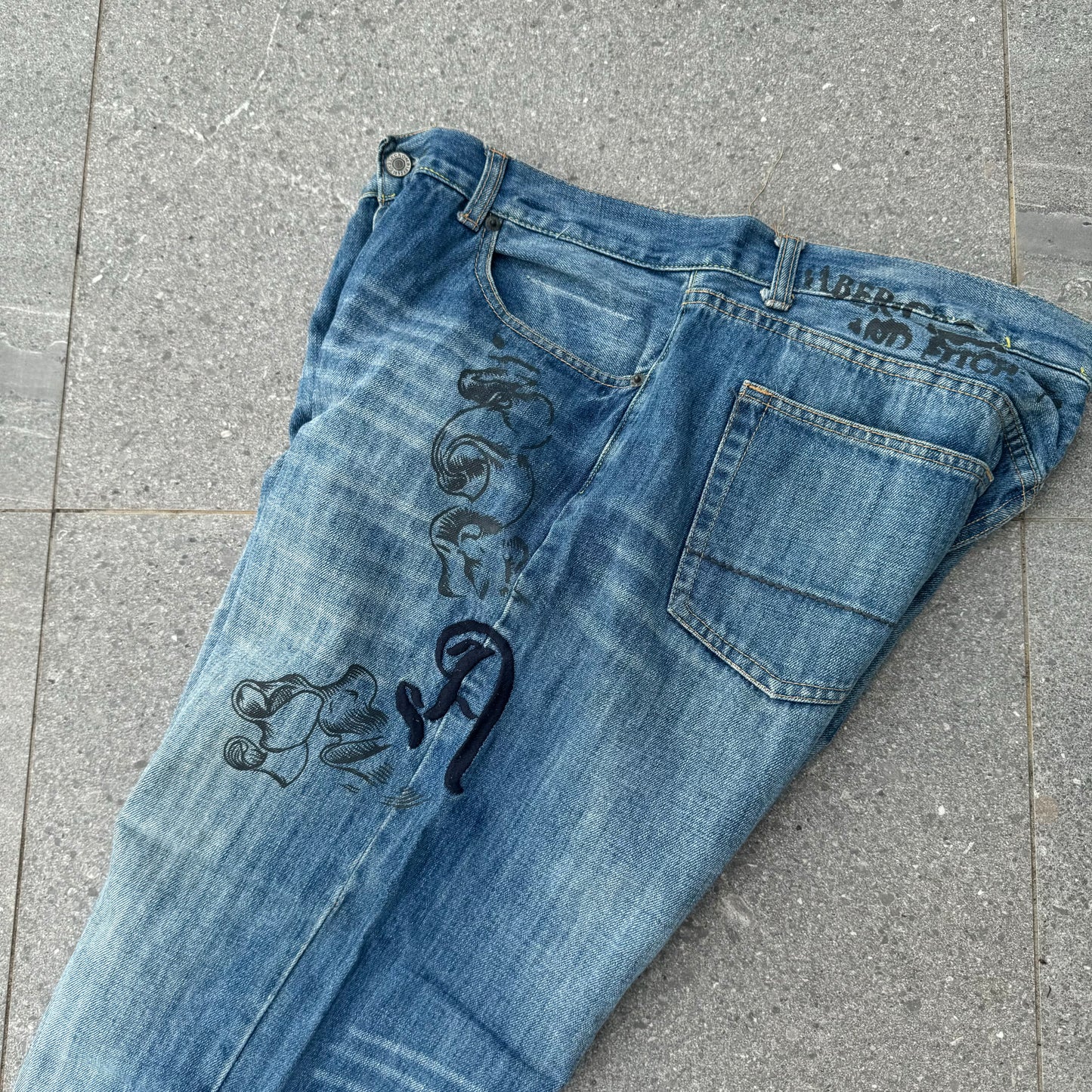 short king abercrombie jeans - 36x25”