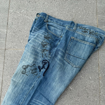 short king abercrombie jeans - 36x25”
