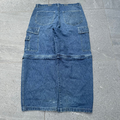 no boundaries zip off cargo pants - 38x30”