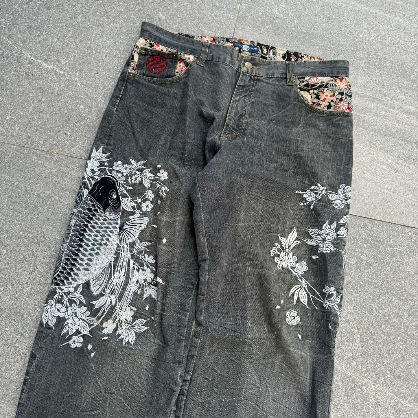 graaaaail koi carp jeans - 34x30”