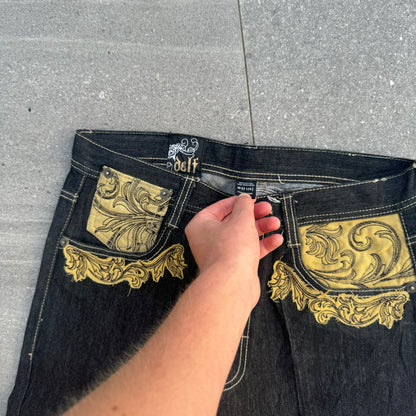 grail delf jorts - 32”