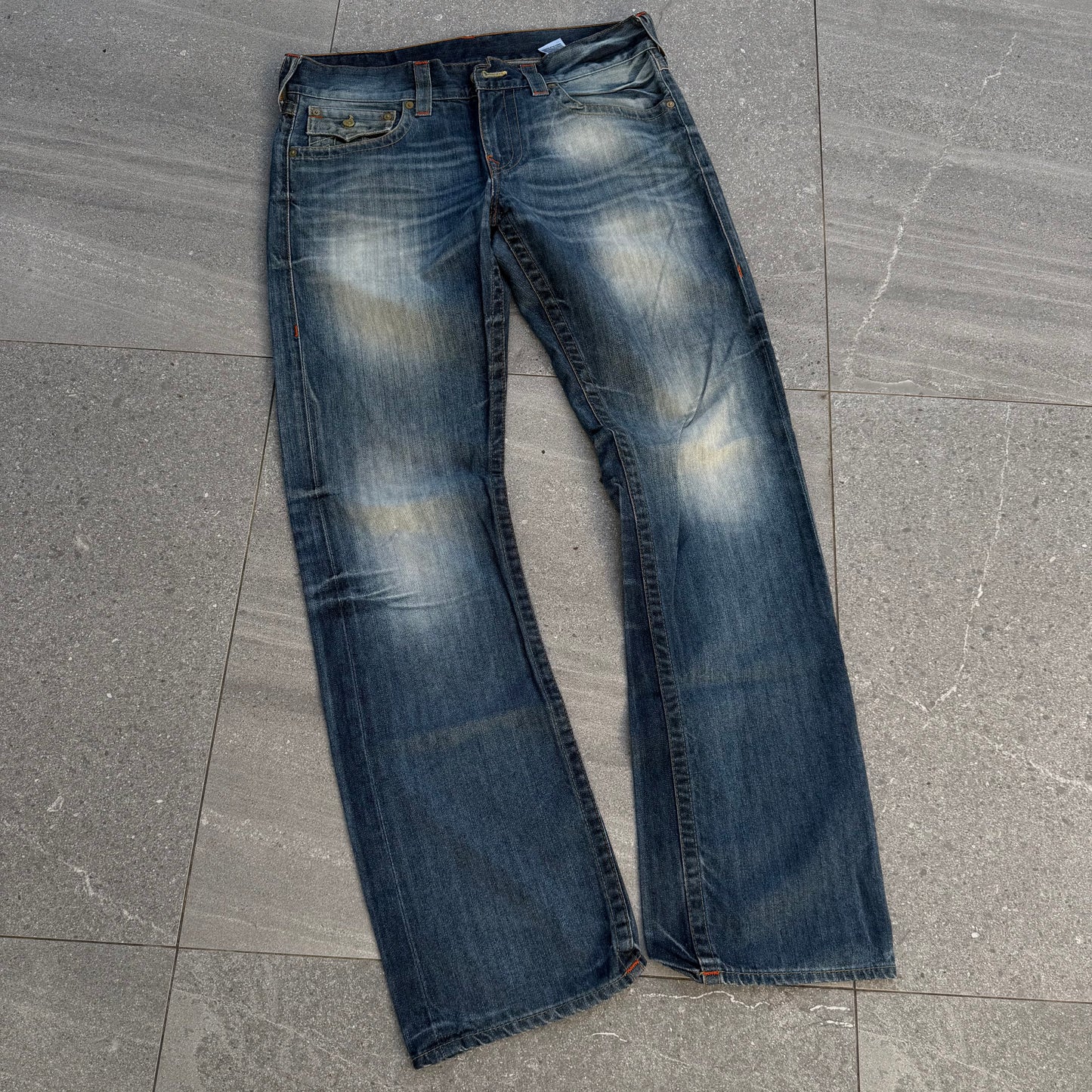 faded truey jeans - 36x34”