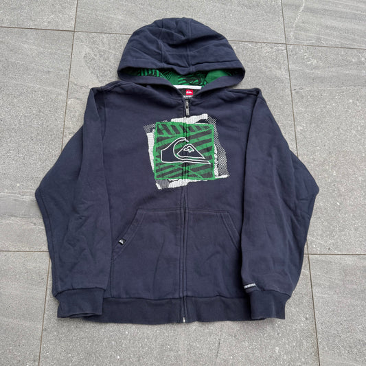 y2k quiksilver zip - S