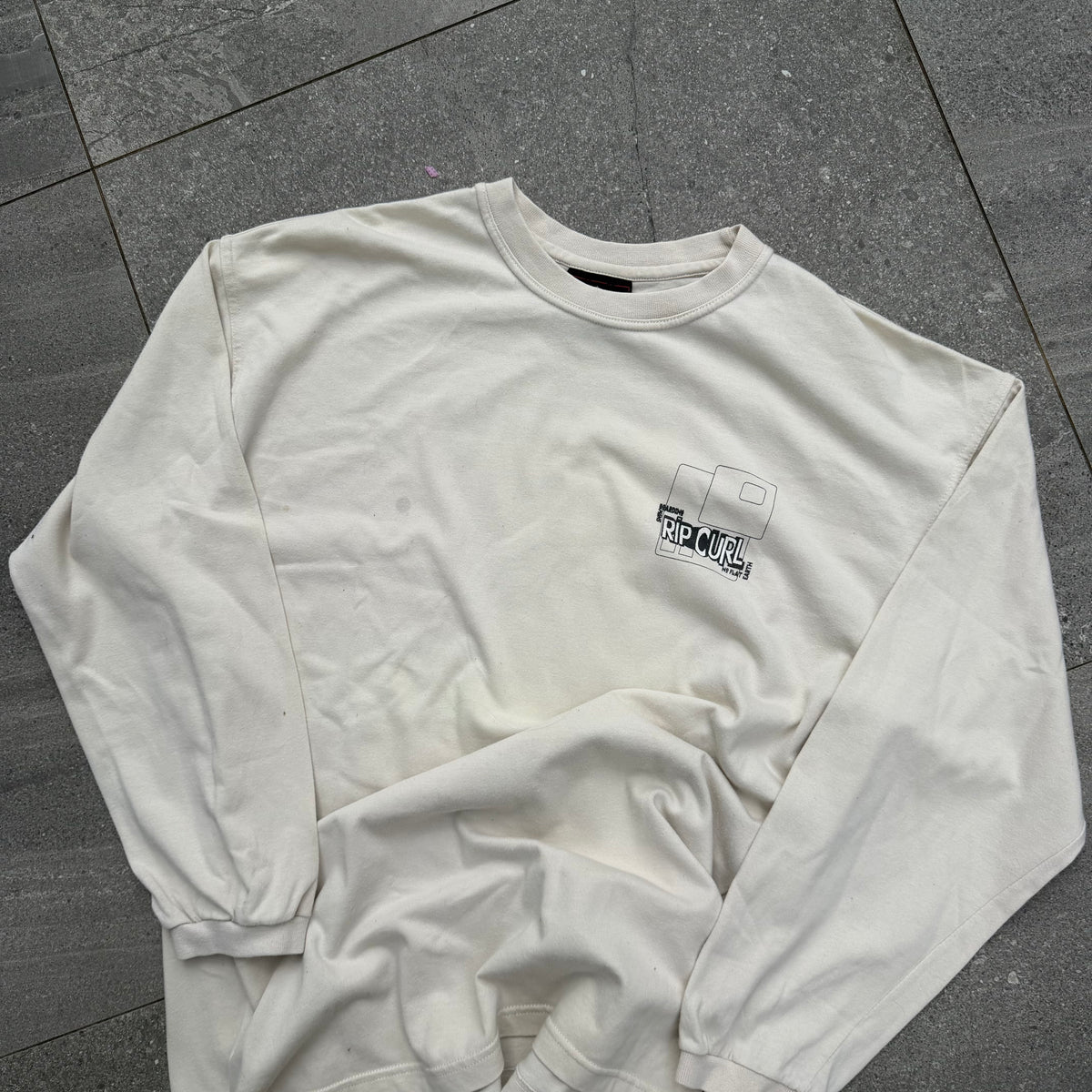 90s ripcurl snowboard longsleeve - M