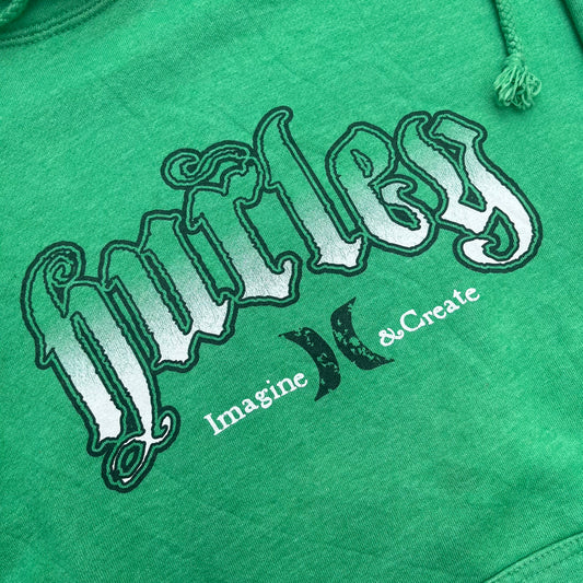 green hurley hoodie  - L