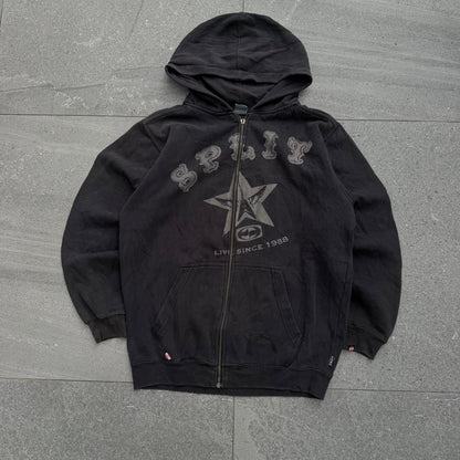 90s split zipup - M