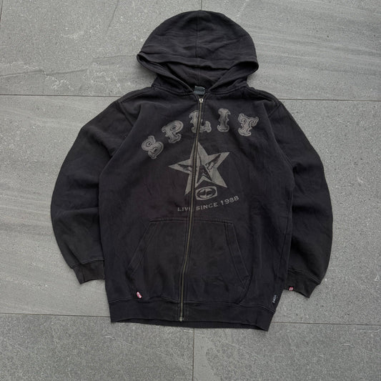 90s split zipup - M