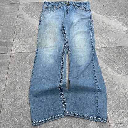 embroided bootcuts - 34x33”