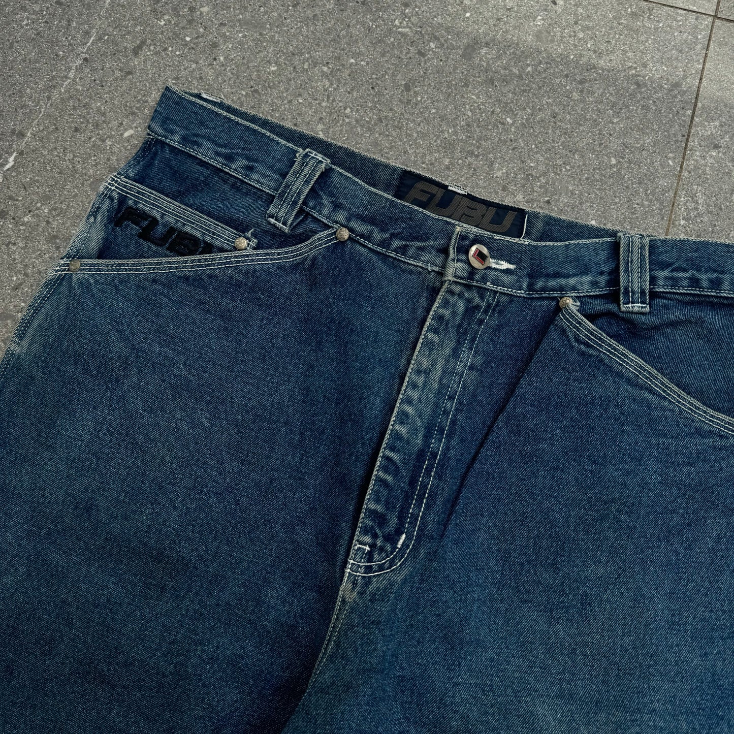 fubu jorts - 36x12”