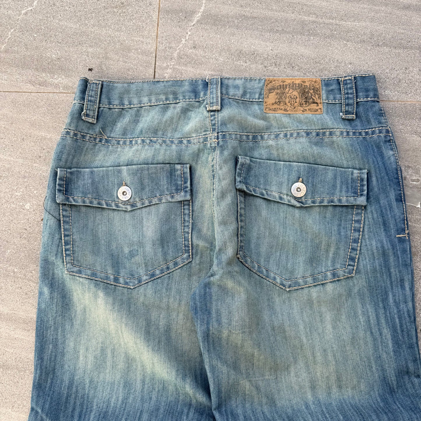 flap pocket southpole bootcuts (rare) - 36x30”