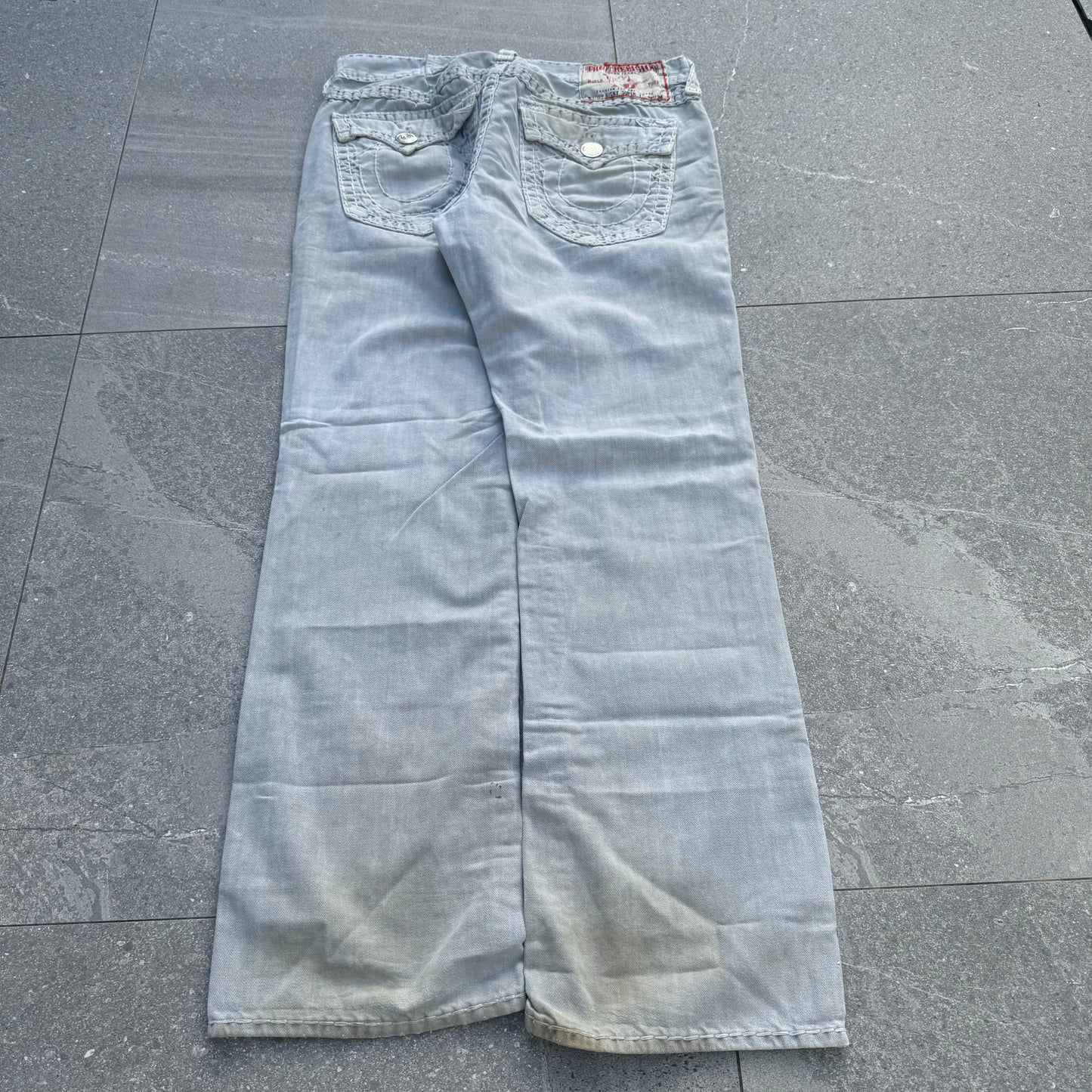 light grey truey bootcut - 34x33”