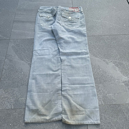 light grey truey bootcut - 34x33”