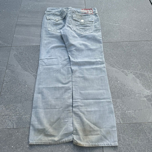 light grey truey bootcut - 34x33”