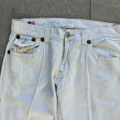 sexy white trues - 36x32”