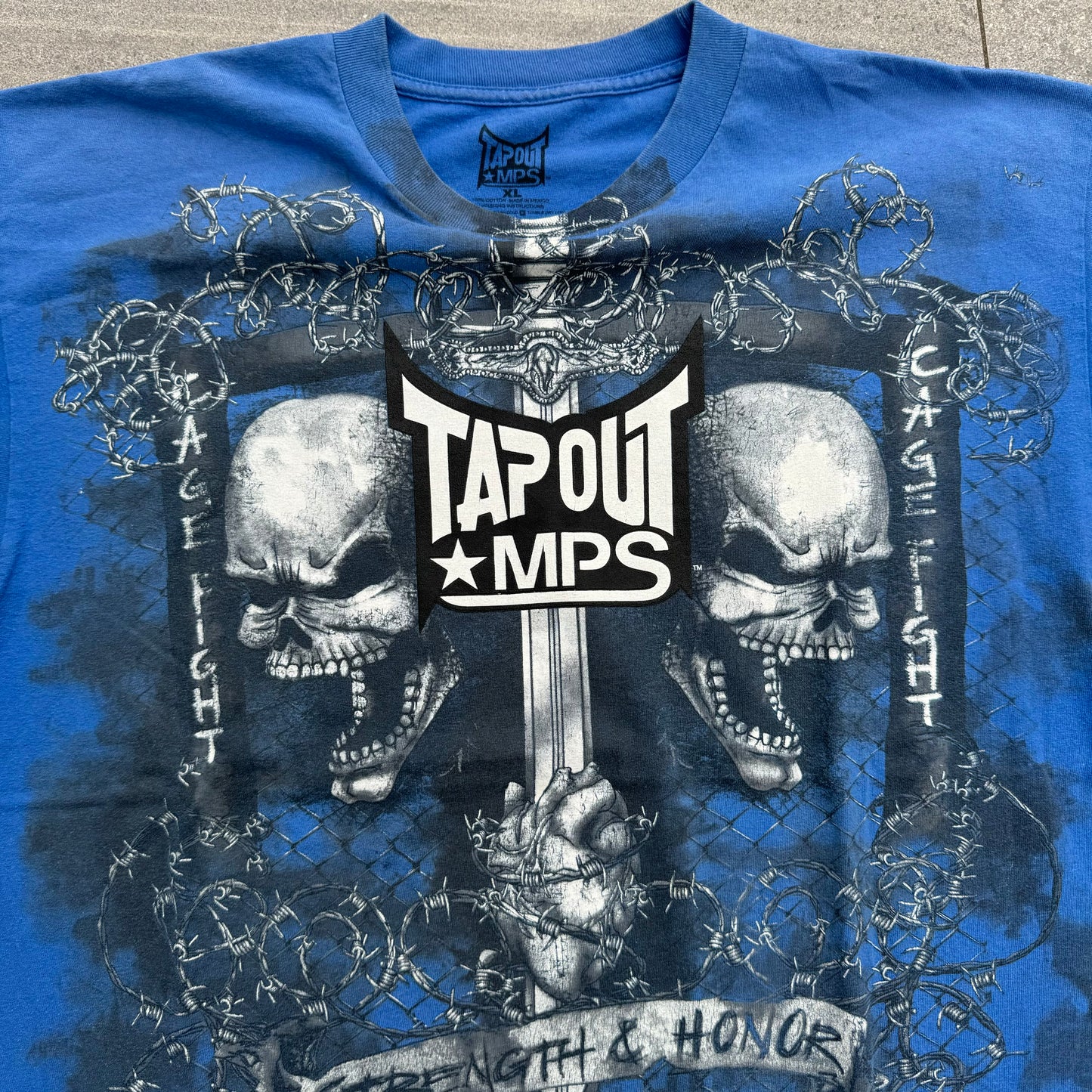 tapout skull tee - XL