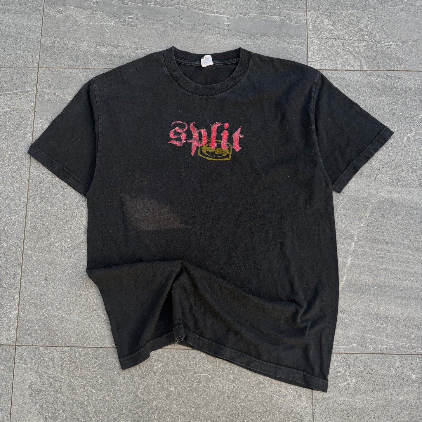 ((rare)) 90s split skateboards tee - L