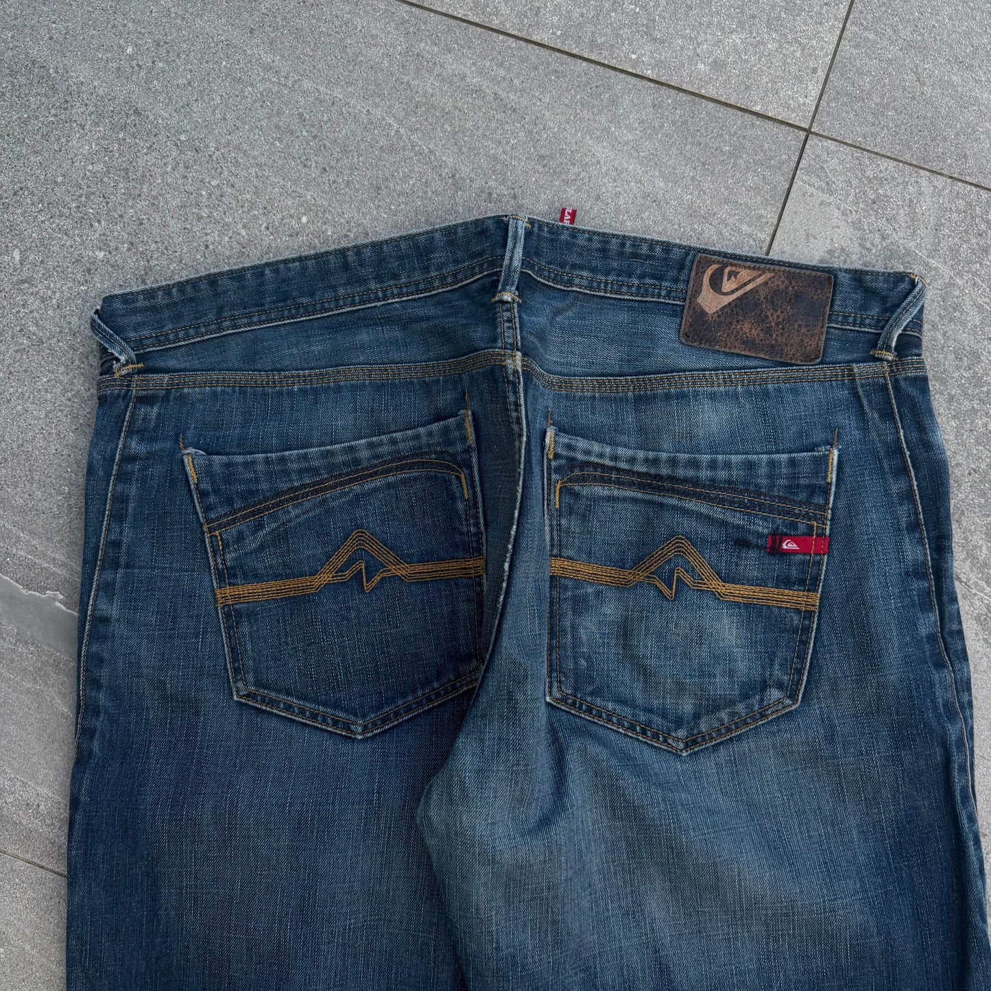 quiksilver plaid lined bootcuts - 42x32”